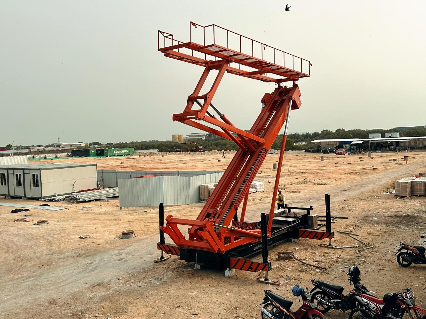 華鷹機械高空壓瓦機機器的安裝及調(diào)試